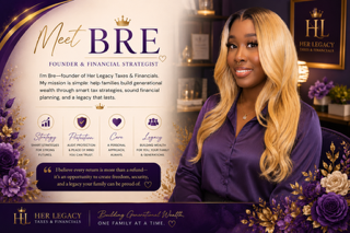 Meet Bre Honeycutt, founder and financial strategist at Her Legacy Taxes & Financials